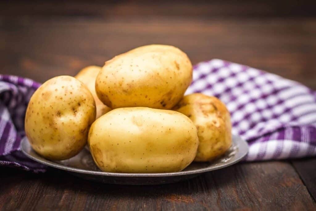 plate of white potatoes - bland diet for dogs