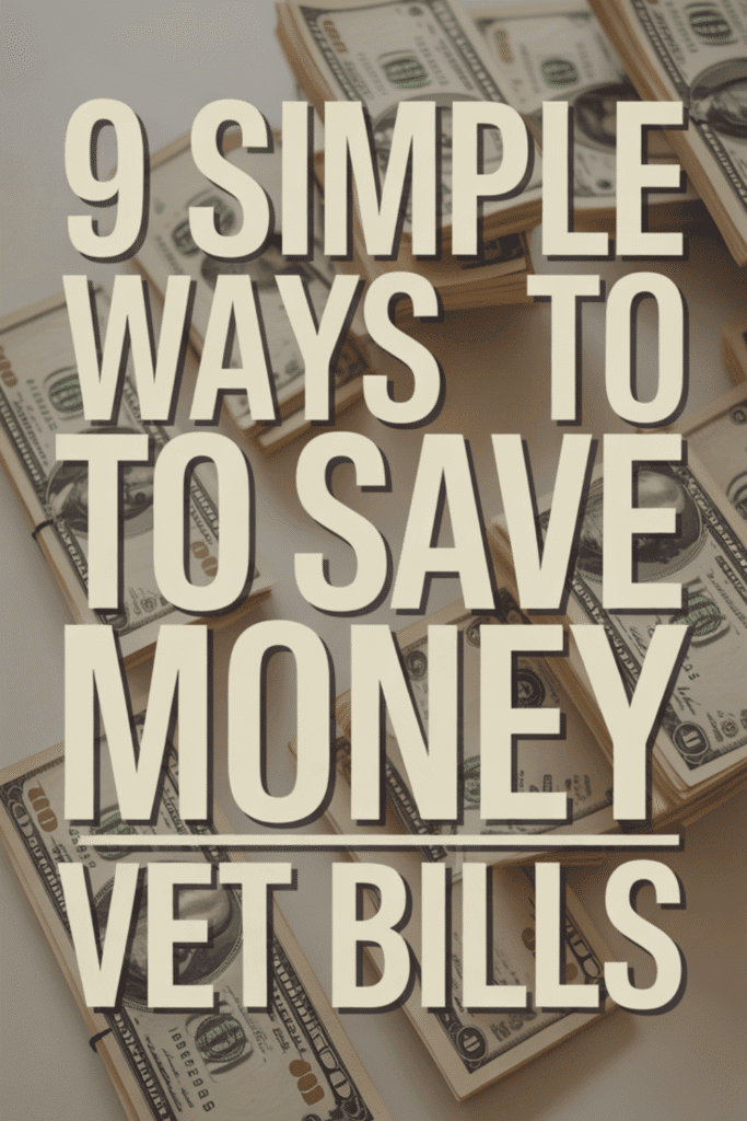 save money on vet bills