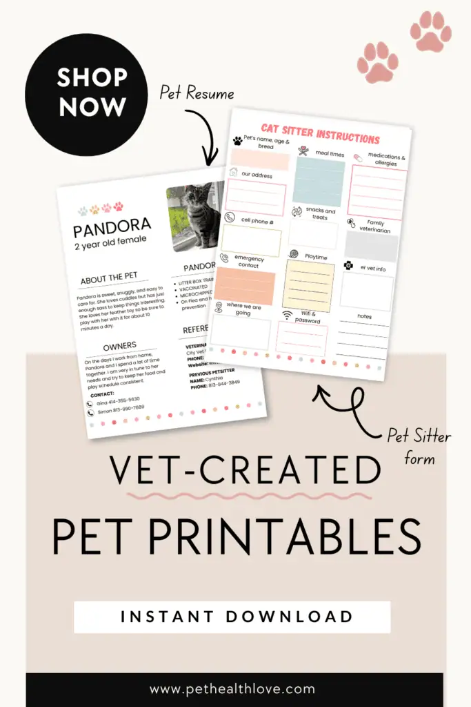Pet resume