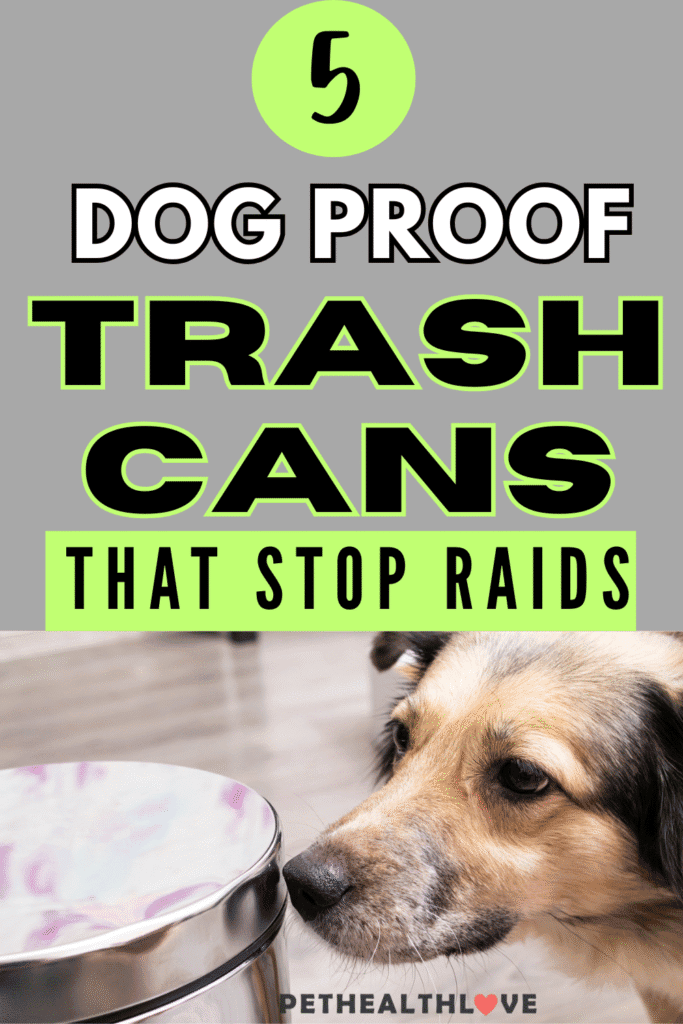dog proof trash can