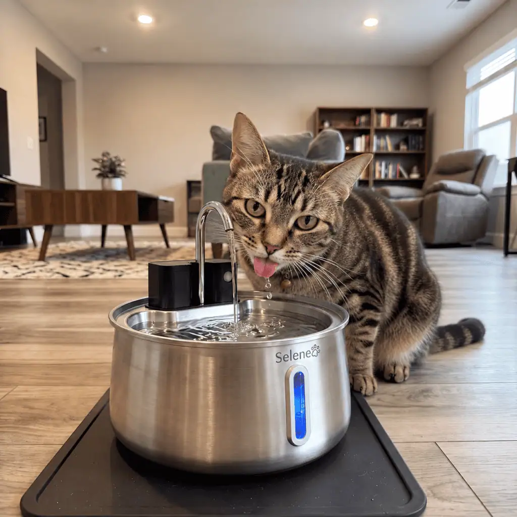 cat water fountain
