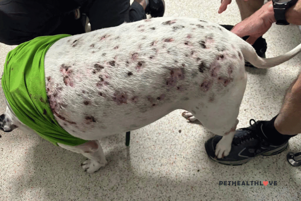 dog grooming accident - furunculosis