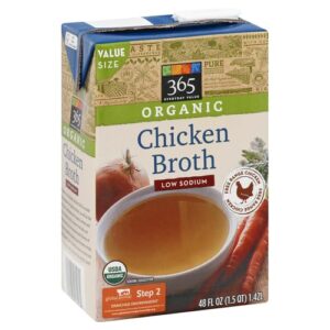 low sodium chicken broth