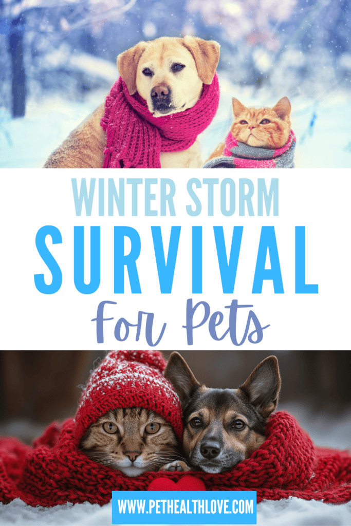 winter storm survival for pets